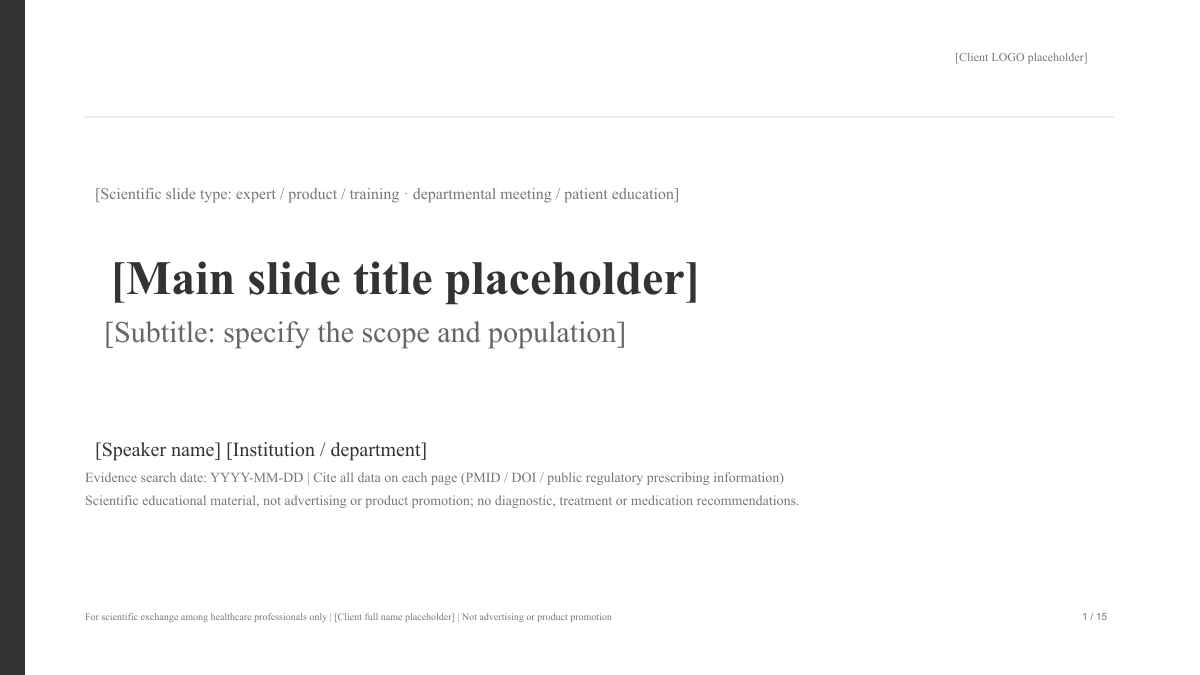 Cover slide