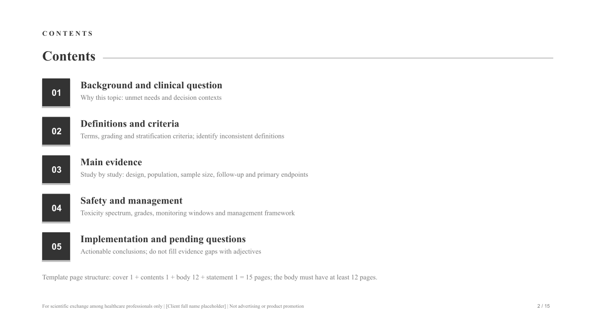 Contents slide